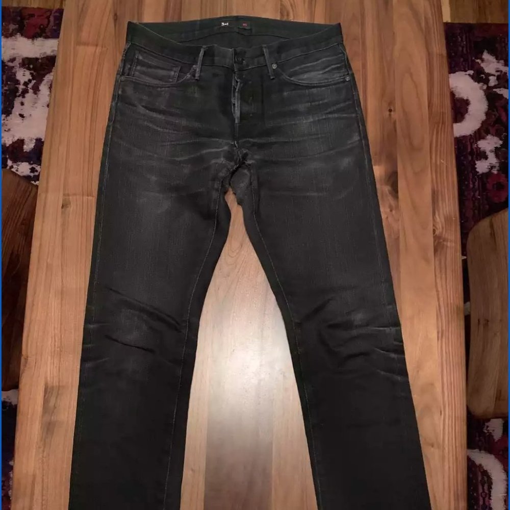 3x1 NYC M3 Jeans in Black Kaihara Denim